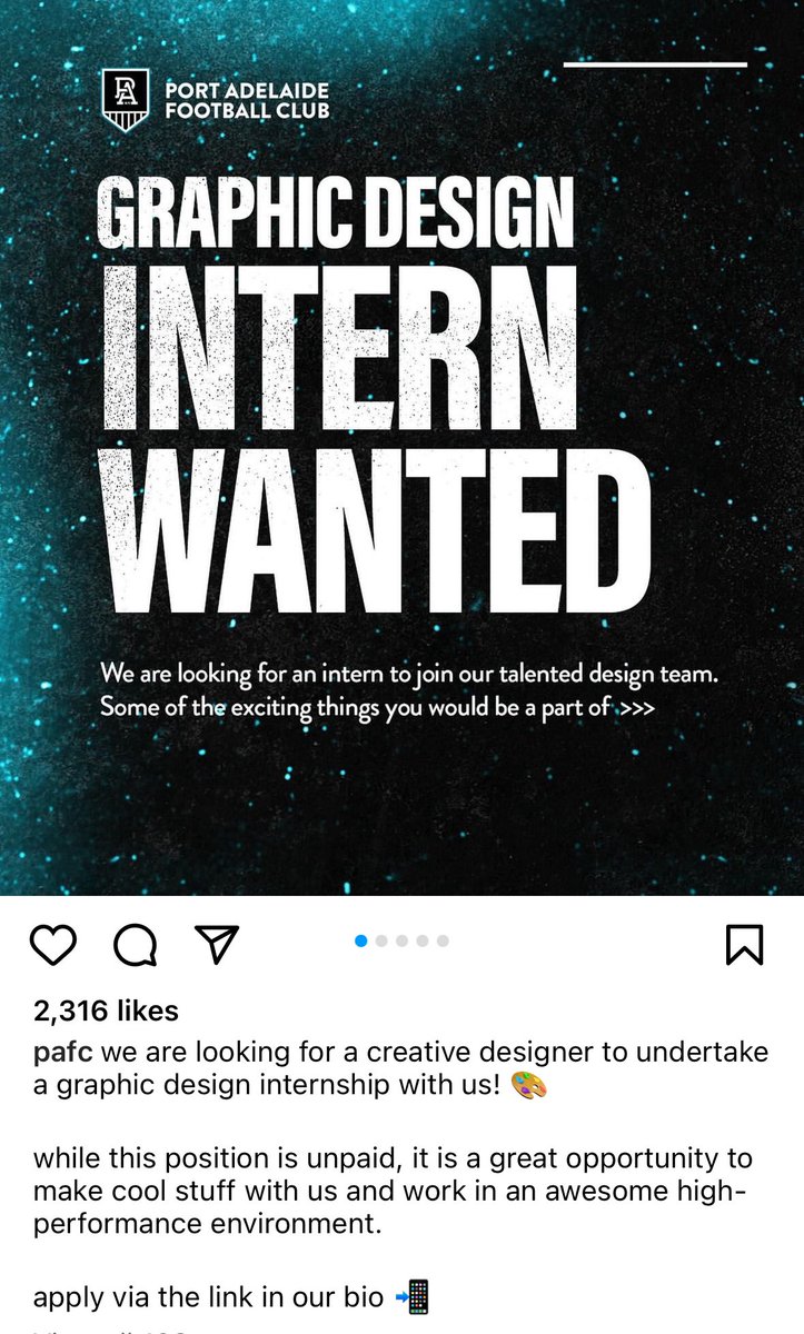 Advertising for an unpaid intern position during a cost of living crisis is genuinely enraging. I sure am glad the winning candidate will be able to pay for their rent and food in exposure.