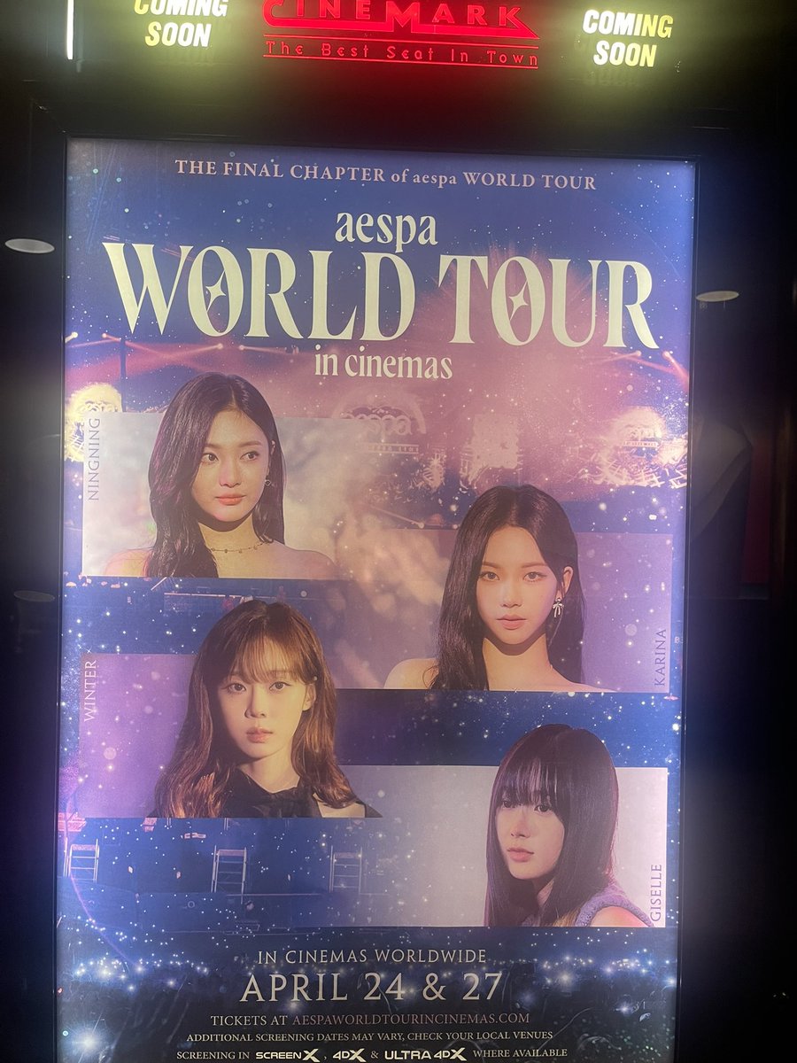 Hey, <a href="/Susan16Park/">Susan Park 🏳️‍🌈</a> - I’m seeing a movie and I saw this poster at the theater. I might have to come back and see this to live in your world for a moment 😀