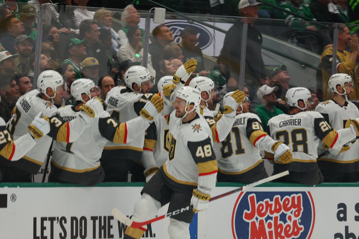 GoldenKnights's tweet photo. LET EM KNOW, TOMAS 🗣️ 

#EasyToCelebrate | @budlight https://t.co/dzqjGP80sX