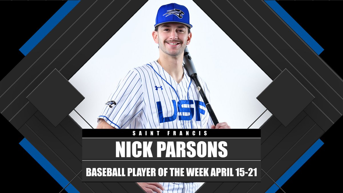 sfcougars's tweet photo. Congratulations to Nick Parsons for being named @Crossroads_NAIA Baseball Player of the Week! 

#RollCougs🐾 https://t.co/3oxliNSEWn
