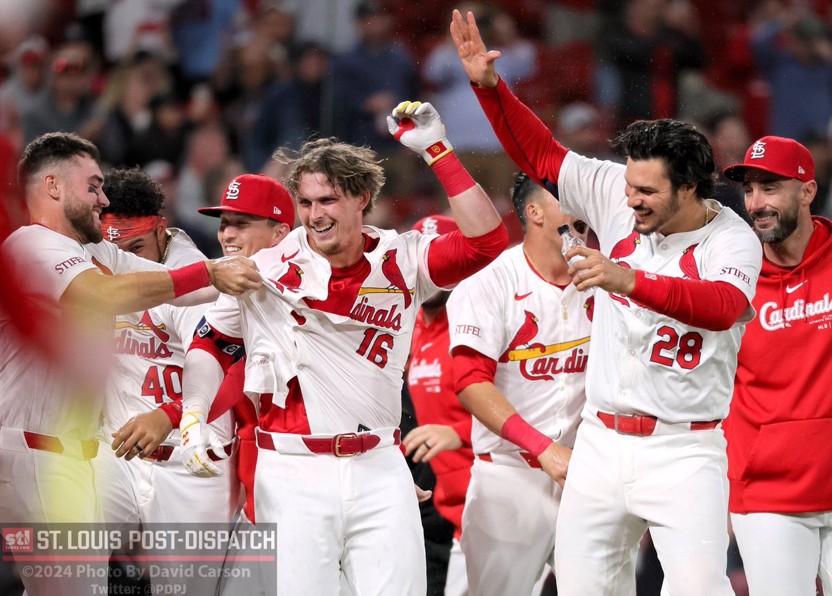 Nolan Gorman's walk-off homer lifts Cardinals to victory as they edge Diamondbacks 5-3 stltoday.com/sports/profess… via @stltoday more game pix online