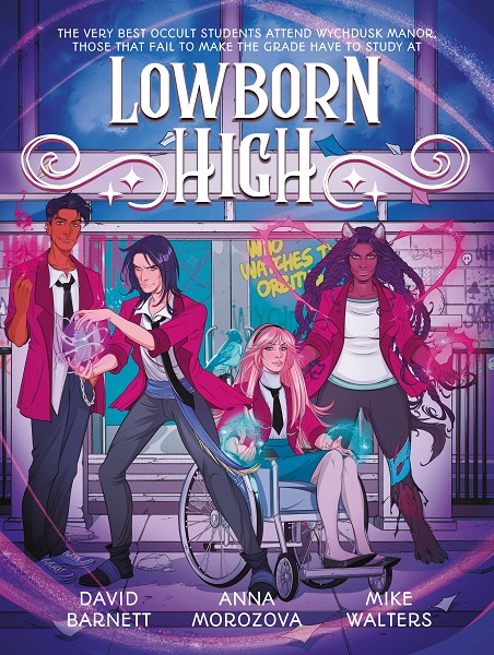 .@ziggystarlog chats with 'Lowborn High' writer @davidmbarnett and artist @_annamorozova about the book, the design of the cover, and more. Check it out here: tinyurl.com/5bbz7xtb