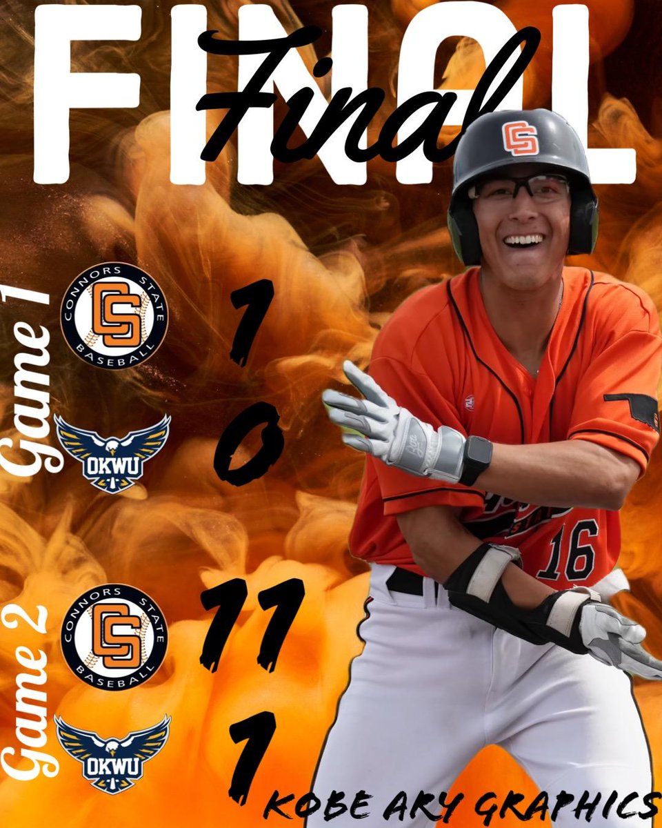 Cowboys sweep the doubleheader tonight to run their record to 43-7 #OrangeNation