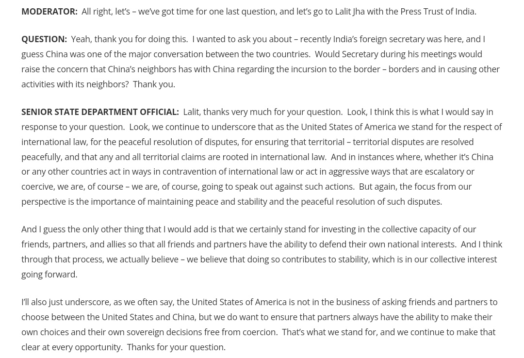 'Going to speak out against such actions', US on if India-China border issue will be part of talks during Anthony Blinken's China visit