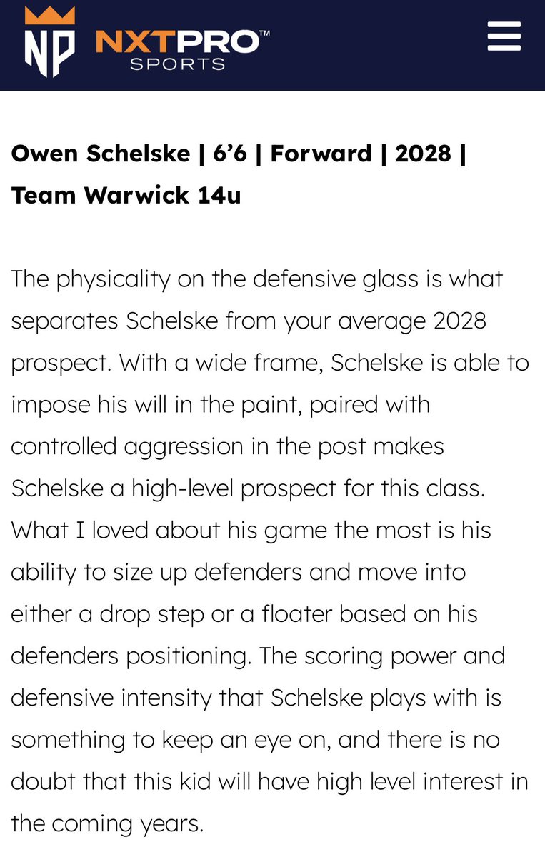 Thank you for the write up!

<a href="/NxtProHoops/">NXTPRO Hoops</a> 
<a href="/warwickworkouts/">Warwick Workouts</a>