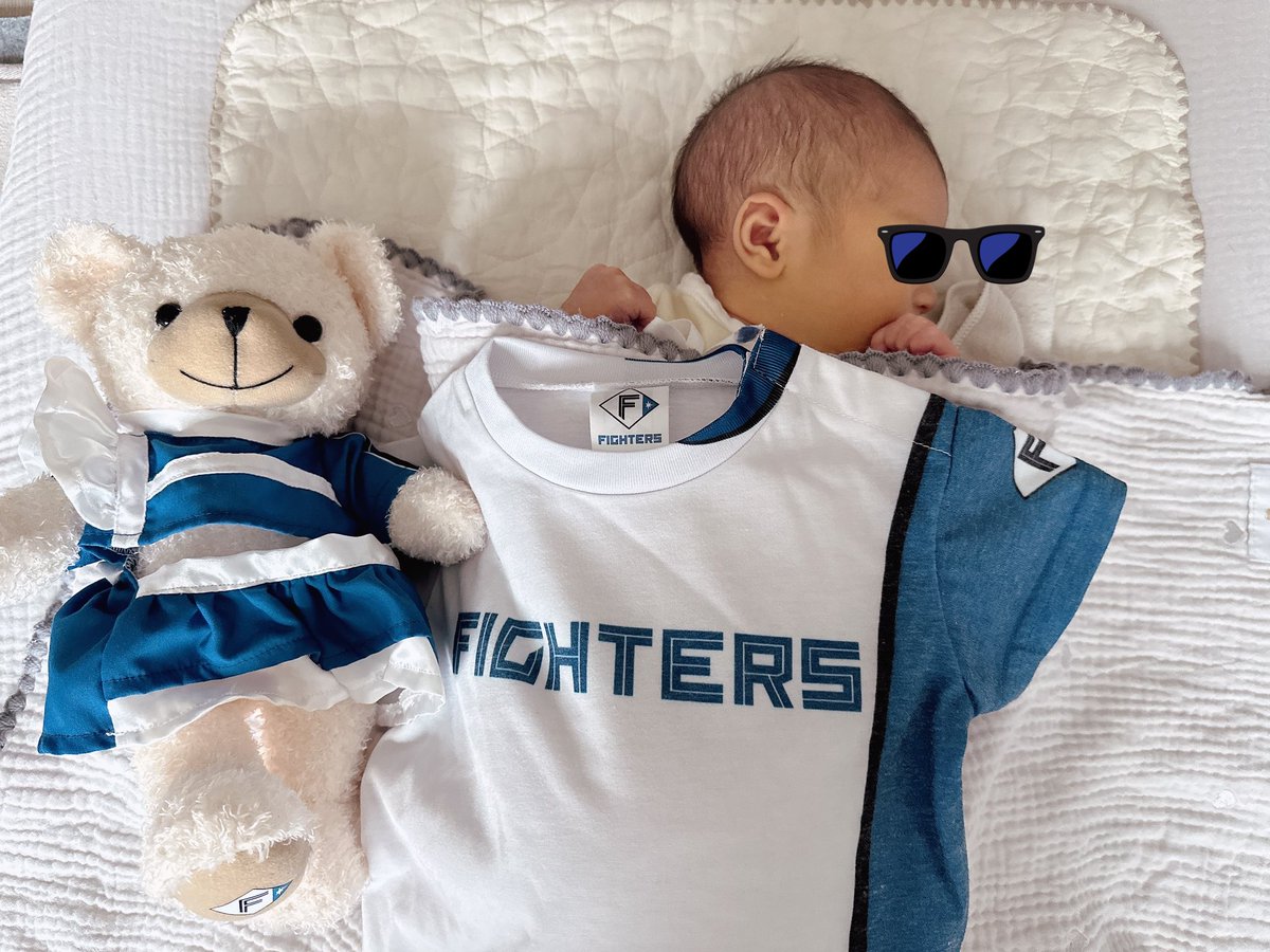 go___fighters's tweet photo. ぐんぢせんしゅが3ランをはなったときに
ぼくがうまれたよ！
4がつ16にちから
いっぱいかってくれてうれしいな💙

おっきくなったら
いっぱいおうえんいきたいな！ https://t.co/RQVe9TVn59