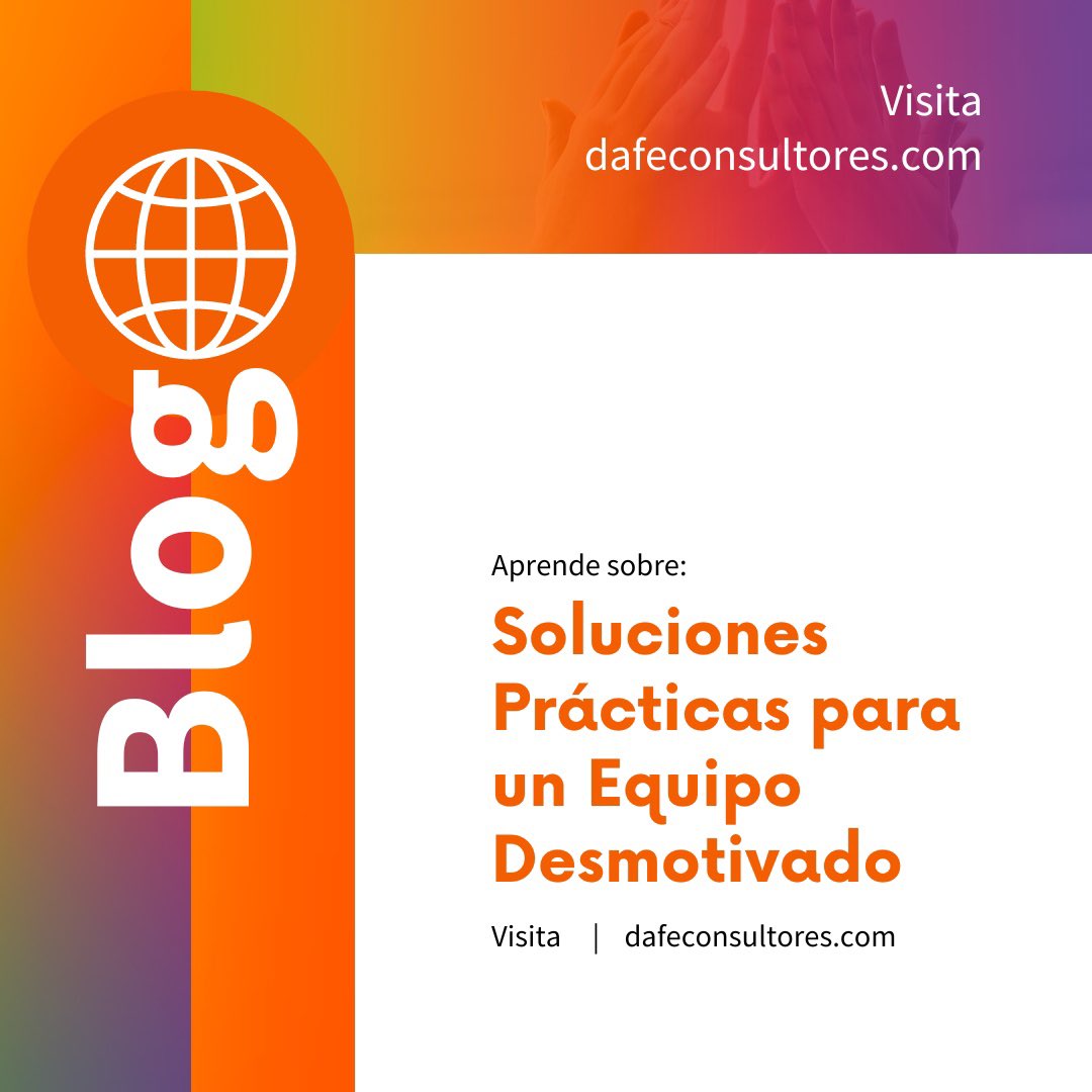 dafemx's tweet image. ¿Te encuentras trabajando con alguien que parece no estar comprometido con el equipo? 😕 ¡No te preocupes! En nuestro nuevo artículo, te compartimos consejos efectivos para trabajar en equipo. 💪
dafeconsultores.com/post/solucione…

#DAFE #Consultores #TrabajoEnEquipo #MotivaciónLaboral