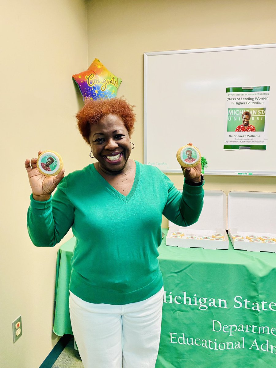 We are pure joy and sunshine in EAD. Let’s Goooo! 
#GoGreen <a href="/MSUCollegeofEd/">College of Education</a>