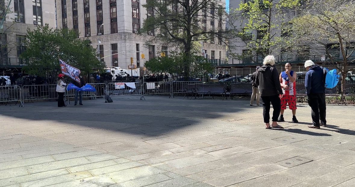 Ones of people take to the streets in NYC in defense of Trump