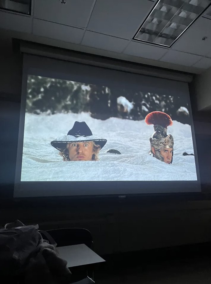 Tonight we celebrated Rome's 2,777th birthday and commemorated the Spurlock Museum's Night at the Museum by watching Night at the Museum!