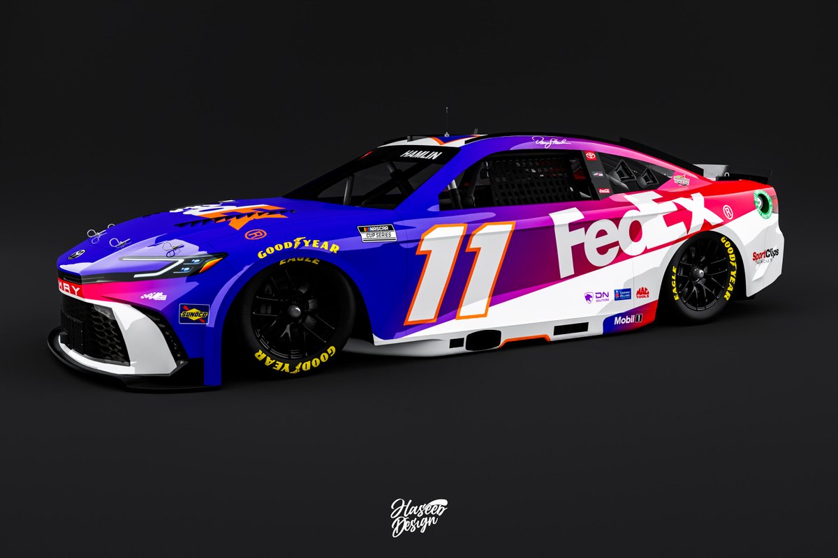 Just like the old days. 

#NASCAR | <a href="/FedEx/">FedEx</a> | <a href="/JoeGibbsRacing/">Joe Gibbs Racing</a> | <a href="/dennyhamlin/">Denny Hamlin</a>
