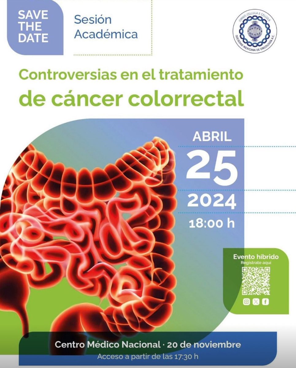 📣 Excited to share that I'll be one of the invited residents at the session on Controversies in #CRC Treatment! 🔑 I'll be discussing the controversy between administering three months of adjuvant therapy versus six months. 👉🏽 Hope to see you there! @SMEOMX