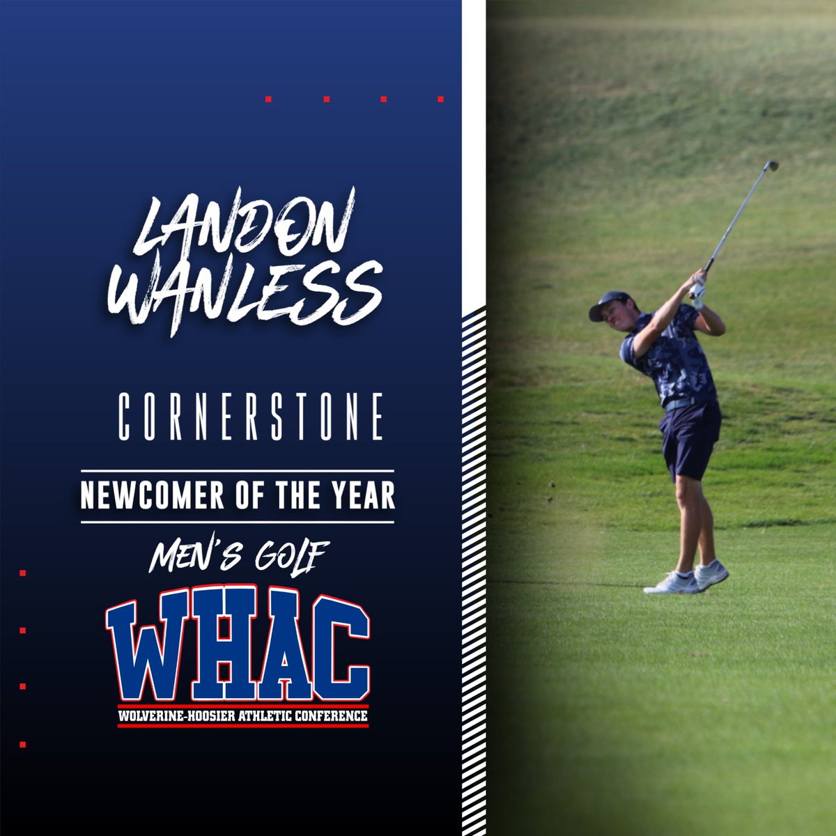 2024 Men's Golf Honors have been released in conjunction with the WHAC Championship Tournament. A full list including: first and second team, champions of character team and all-academic can be found at whac.net!