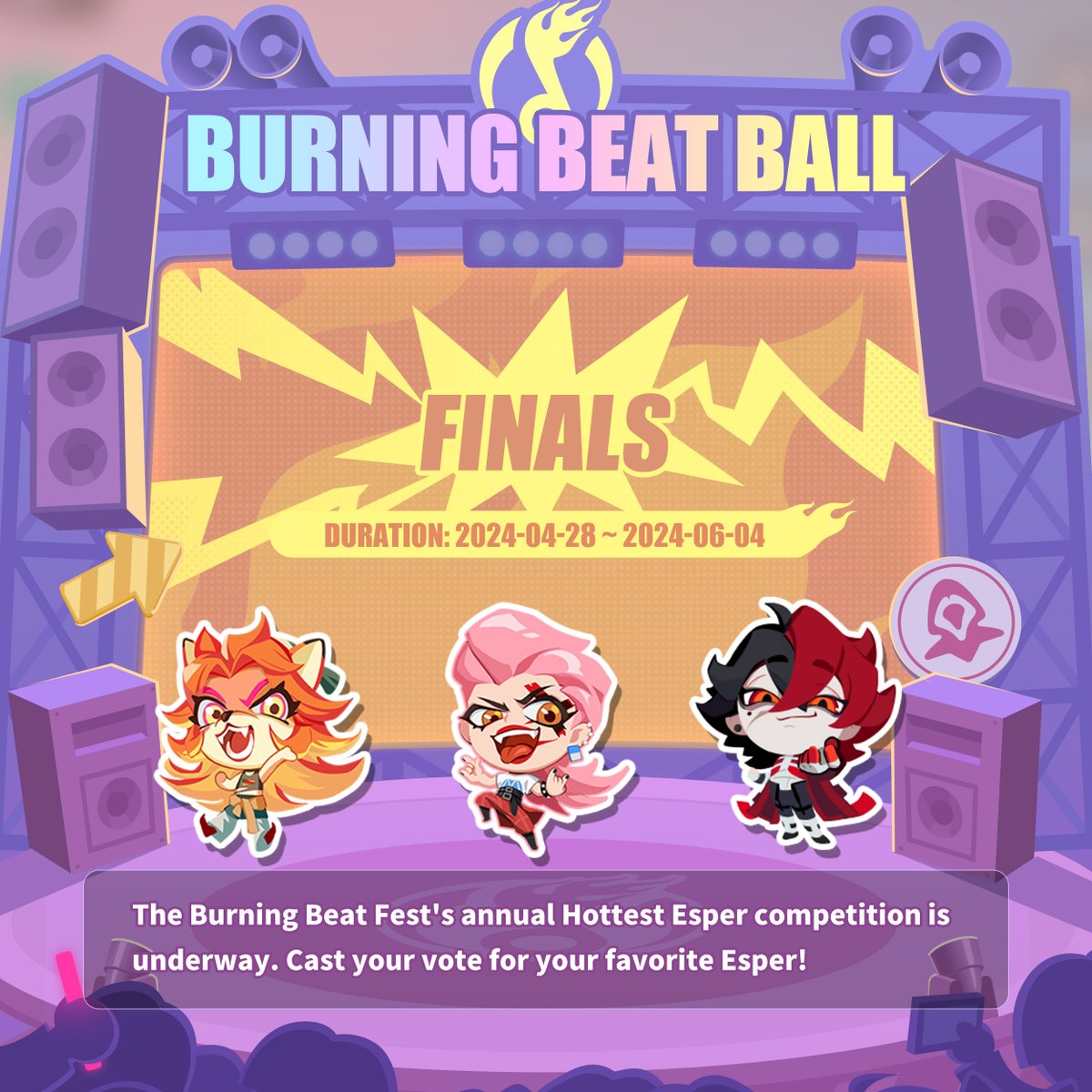 Burning Beat Ball - Event Time: 2024-04-28 00:00:00 - 2024-06-04 00:00:00 (UTC+0) - Event Details: dislyte.farlightgames.com/detail.html?65… #Dislyte