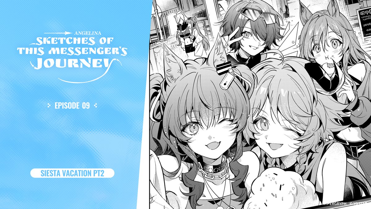 Arknights Official Comic: Sketches of This Messenger's Journey Episode 09 is now available on our official website. Read Now: arknights.global/comic_section?… #Arknights #Yostar