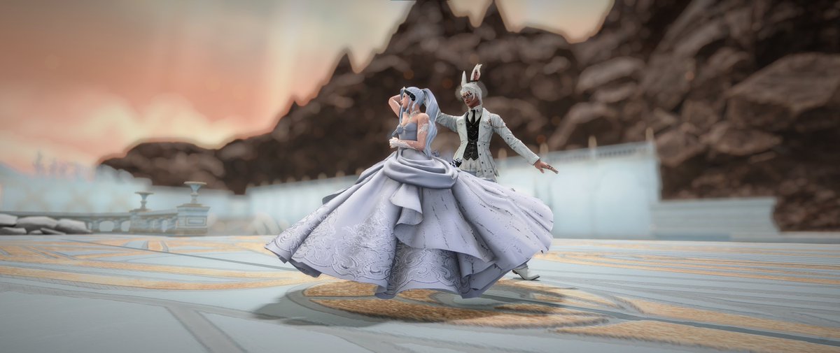 SentinelSnowXIV's tweet photo. "I'm just like you, I stumble too; but we regain our balance, and dance on through."

#ffxivgposers #gposers #FFXIVScreenshots https://t.co/mYVaVzDNqG