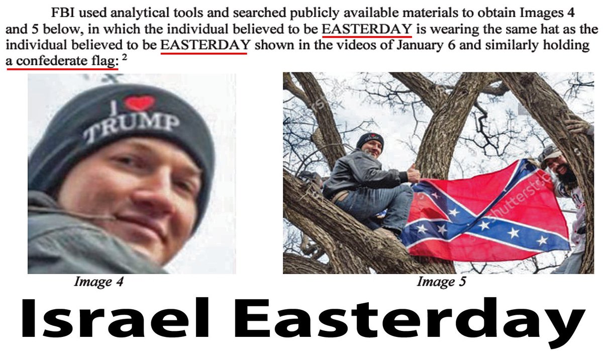 @MacFarlaneNews Israel Easterday — Guilty Insurrectionist 30 months sentence Up a tree with a Confederate flag. justice.gov/usao-dc/case-m…