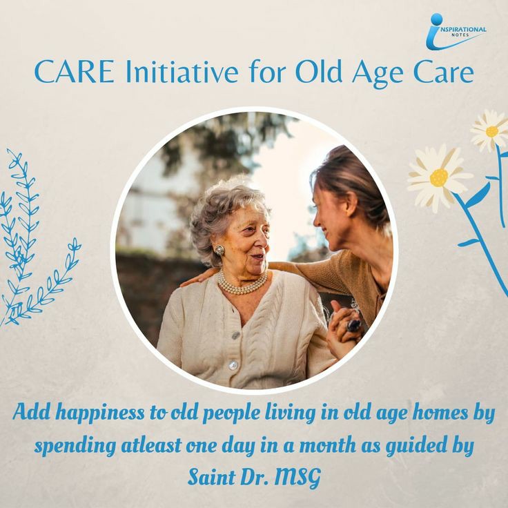 In old age elders cannot do their works by own so we should help them in every possible way. It's the best time to pay off the debts of our elders by love them & take CARE of them so make their lives joyous as per guidance of Saint MSG Insan. #ElderlyCare