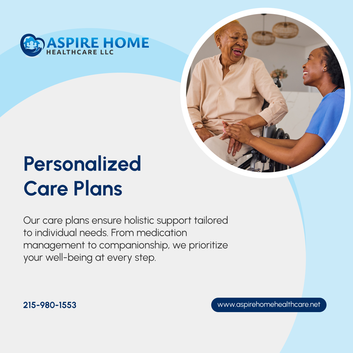 Experience the difference with our personalized care plans. Let us provide the support you need for a happier, healthier life at home. 

#PersonalizedCare #JenkintownPA #HomeHealthcare