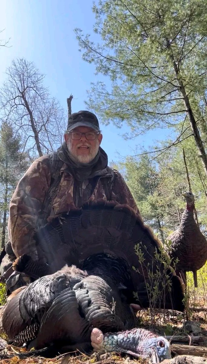 Barry Radford 

This was a late morning Craig County bird with the 20 gauge.   21 pounds even and 10 1/2 inch beard.