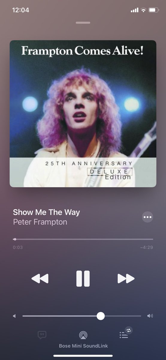 #NowPlaying
#PeterFrampton
#FramptonComesAlive!