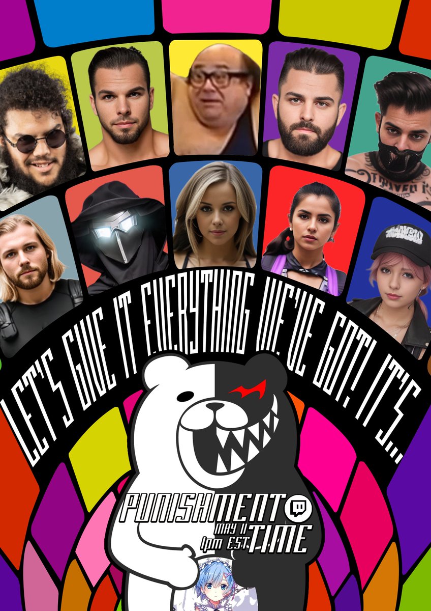 THE OFFICIAL SSBW PUNISHMENT TIME PPV POSTER! #SSBW #EFED #WWE2K24 #CAWUNNITY #DANGANRONPA #PUNISHMENTTIME