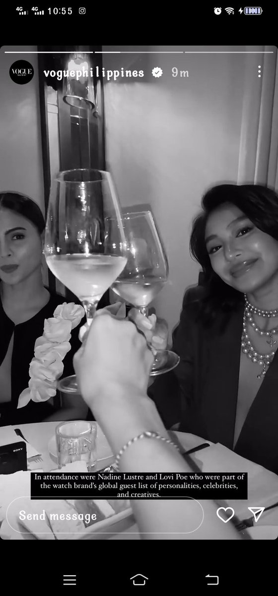 Maryrose605's tweet photo. In attendance  for the Omega launch  were Nadine Lustre and Lovi Poe who were part of the  watch brand global guest list of personalities , celebrities  and creatives https://t.co/ngVFymXooo