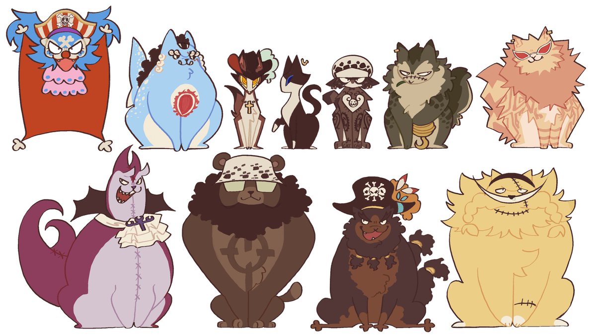 buncha silly fellas #ONEPIECE