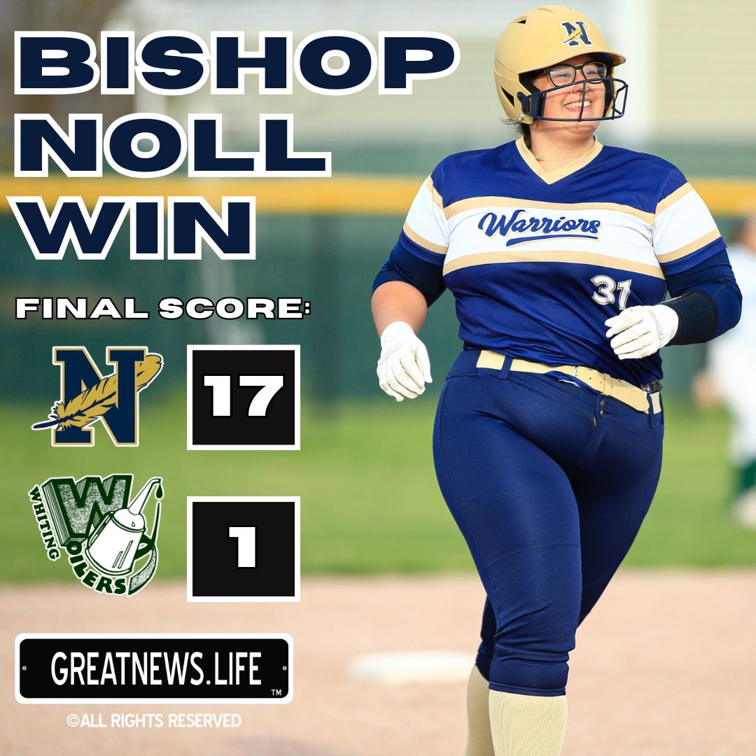 🔵Domination on the diamond! 🟡

Bishop Noll ran to victory with a commanding 17-1 win over Whiting led by Madelynn Queen's stellar pitching and a clutch homer! 

➡️ tinyurl.com/ytwsjf2r