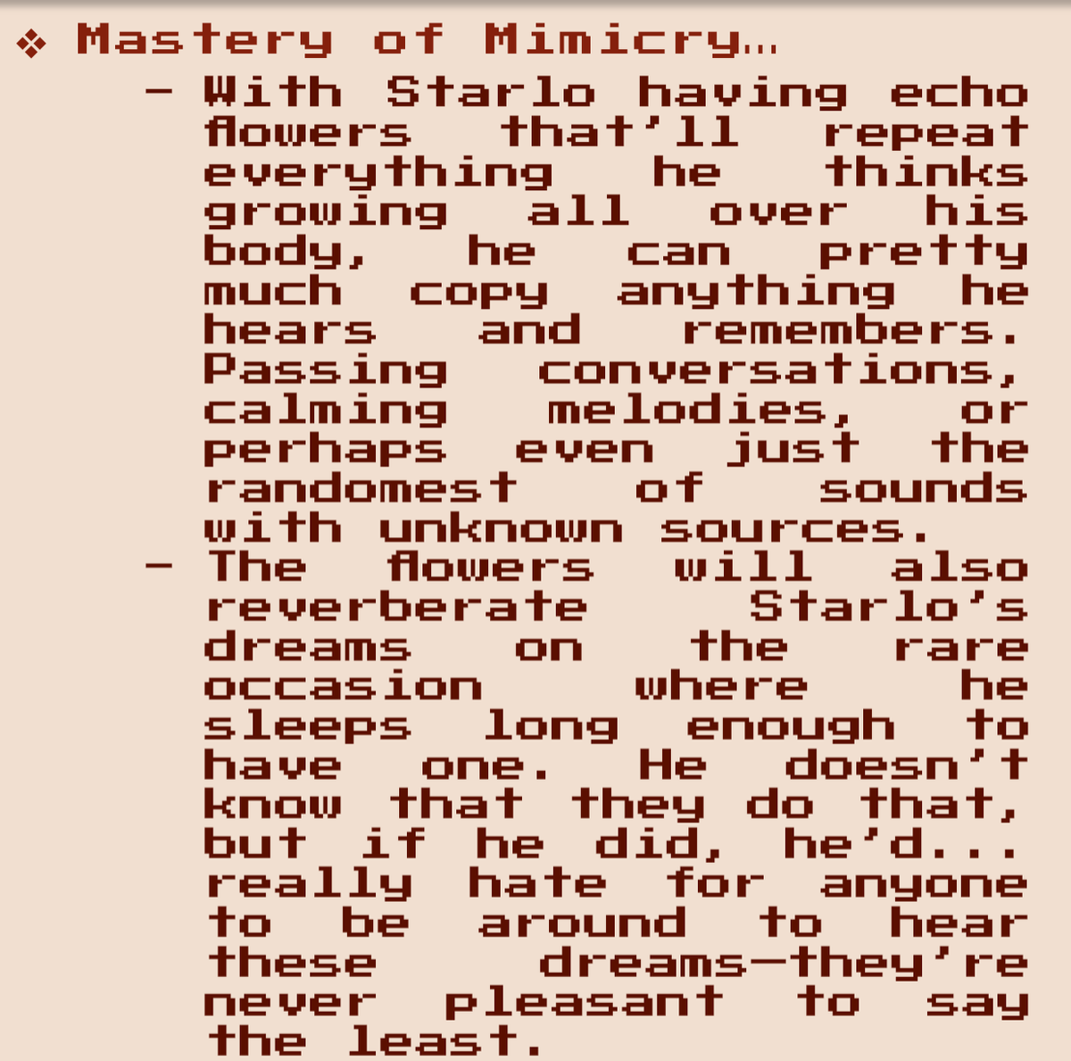 EldritchDream_'s tweet photo. #RustyRedemption trivia updateโฆ! Small enough to just give you lot the screenshots ^v^ https://t.co/bKlNiObXKe