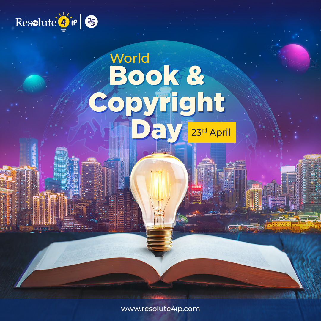 Resolute_GOC's tweet photo. Happy World Book and Copyright Day! Let us celebrate the power of words as the pages of books continue to illuminate minds and hearts worldwide.
#WorldBookDay #CopyrightDay #Resolute4IP #IPServices #IntellectualProperty #Agile #Adaptive #Savvy #makeinindia #Resolute25 https://t.co/DXgL5opVu4