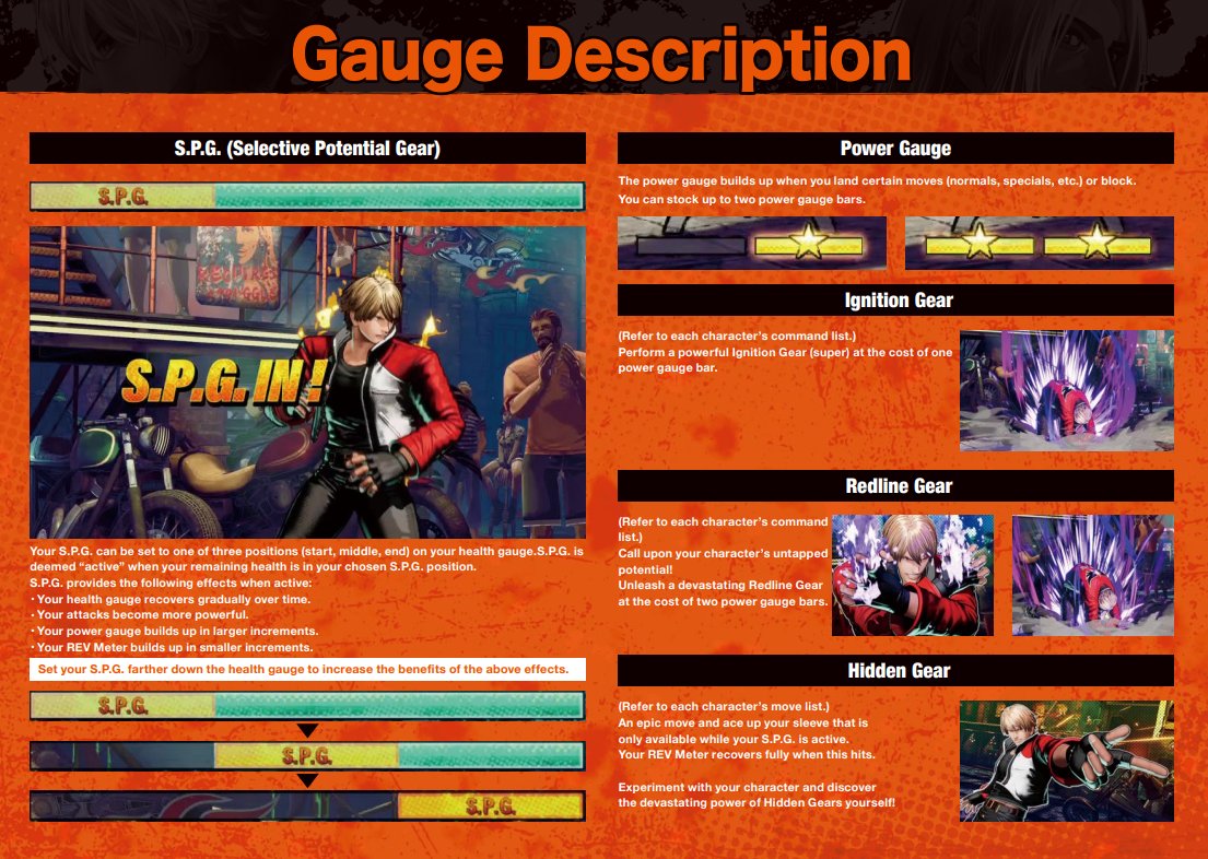 Gauge Description for Fatal Fury: City of the Wolves.