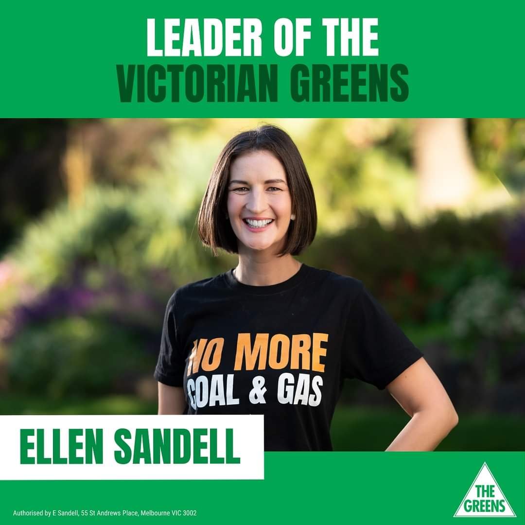 Honoured to be elected as the new leader of the Victorian Greens, following the incredible work of @SamanthaRatnam - who is going to be the next Federal Member for Wills! As leader, I’ll be working every day with our Greens MPs team to fight for you. Change is possible.