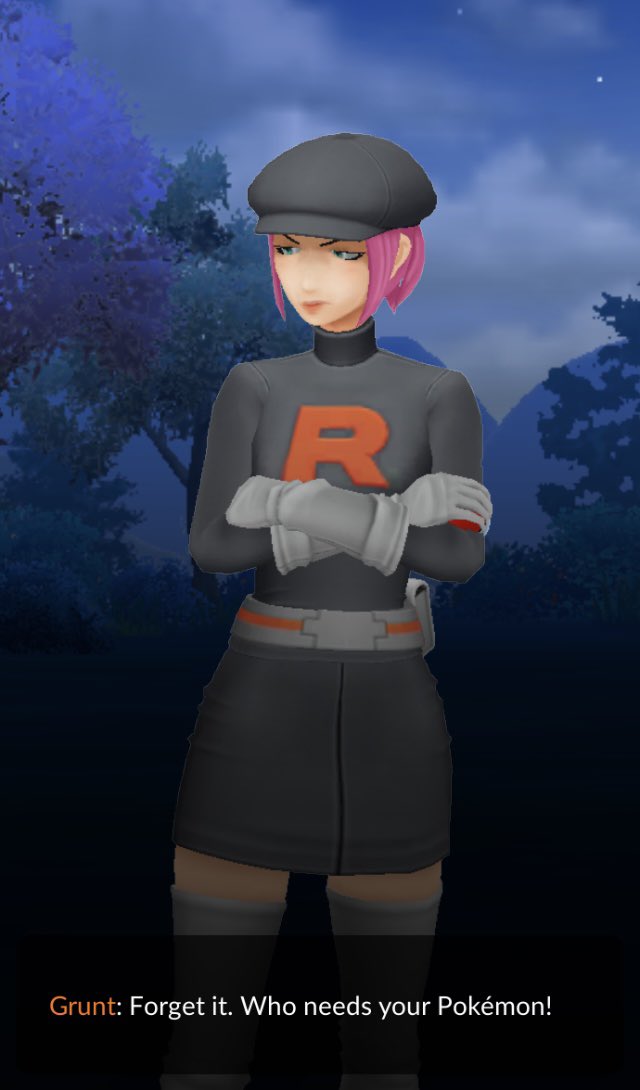 Even the Team Rocket Grunts currently have better curves and look more feminine than the current ugly avatars you guys poorly created and forced on everyone. <a href="/NianticLabs/">Niantic</a> <a href="/NianticHelp/">Niantic Support</a> <a href="/PokemonGoApp/">Pokémon GO</a> #cantstandavatars #antifemale #uglyavatars #pokemongo #pokemongoavatarupdate