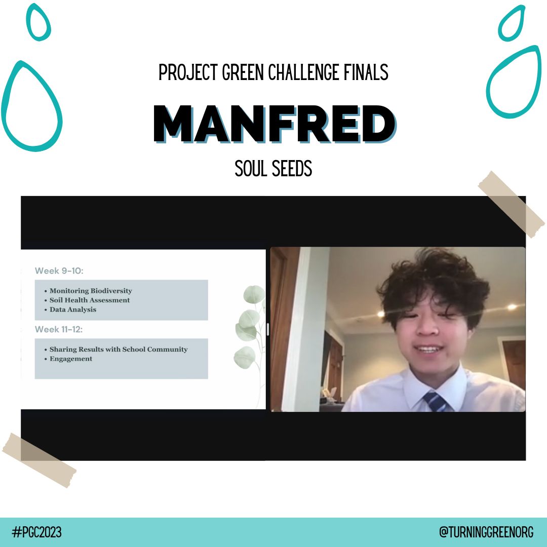 TurningGreenOrg's tweet image. WELL DONE Manfred and Team PathTo2030 for their project on native plants and soil health on campus! Yesterday, #PGC2023-ers presented on the process, completion and impact of the Climate Action Projects they have worked on since Nov. Read more about students’ CAPs on our website.