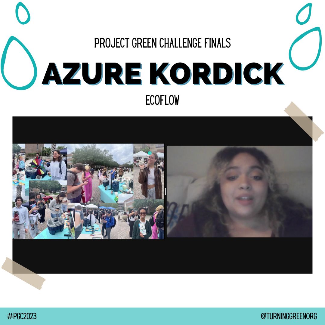 TurningGreenOrg's tweet image. BRAVO to Azure for her project on plastic waste reduction and climate education on campus! Yesterday, #PGC2023-ers presented on the process, completion and impact of the Climate Action Projects they have worked on since Nov. You can read more about student CAPs on our website.