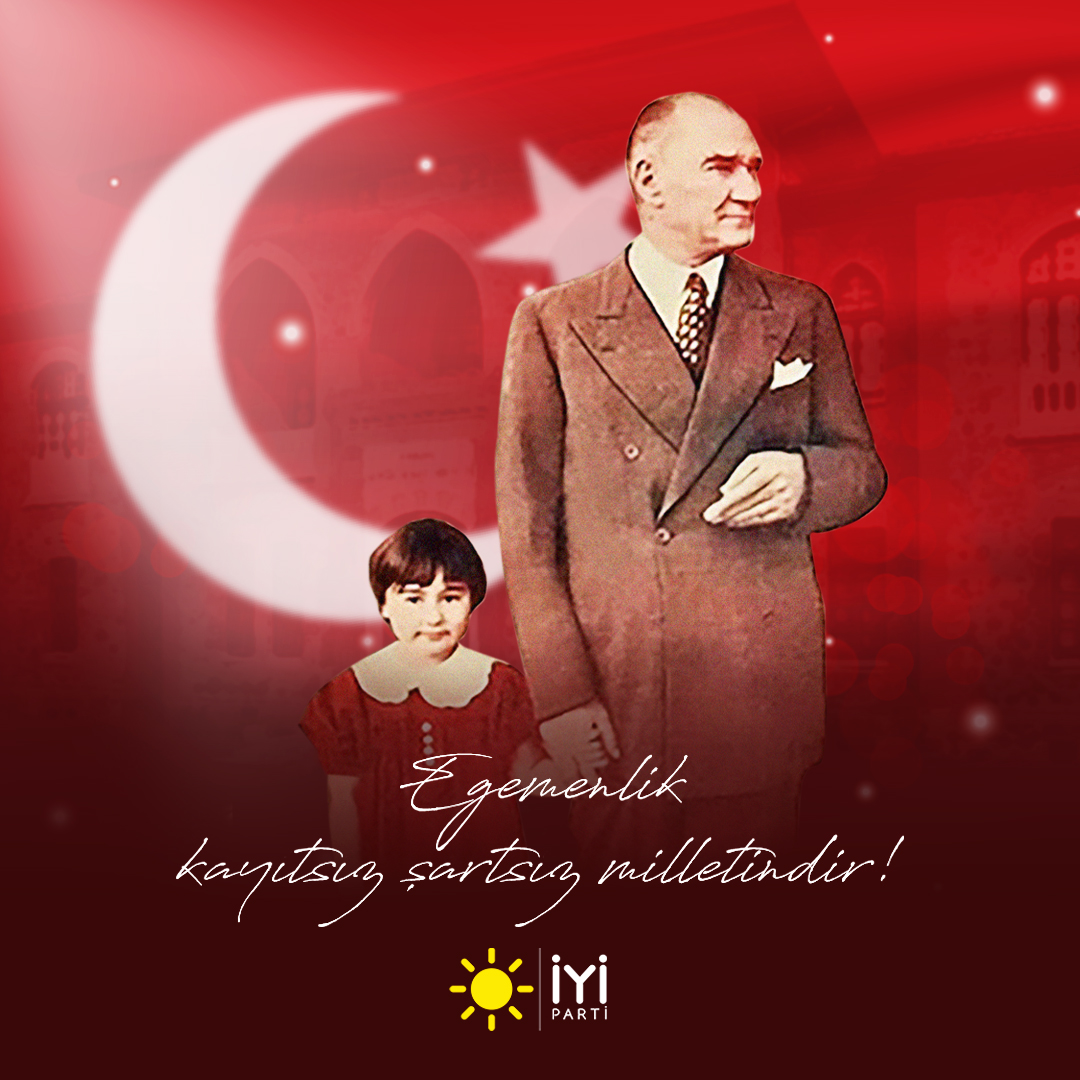 Gazi Mustafa Kemal Atatürk'ümüz tam 104 yıl önce Türkiye Büyük Millet Meclisimizin kuruluşunu; ''Bütün cihan bilmelidir ki artık bu devletin ve bu milletin başında hiçbir kuvvet yoktur, hiçbir makam yoktur. Yalnız bir kuvvet vardır, o da millî egemenliktir. Yalnız bir makam