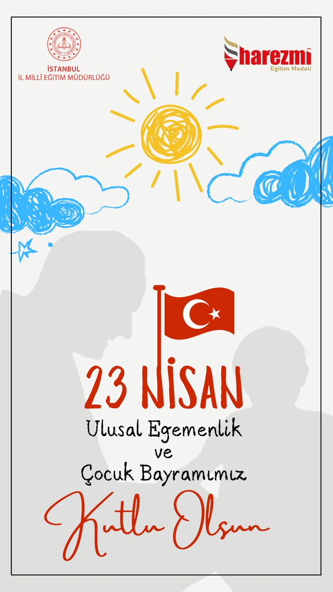 harezmimodeli34's tweet photo. 23 Nisan Ulusal Egemenlik ve Çocuk Bayramımız Kutlu Olsun...
@farukyelkenci 
@istanbulilmem 
@MucahitYentur 
@ist_arge 
@DilekMaden11 https://t.co/J8SbdcSNsI