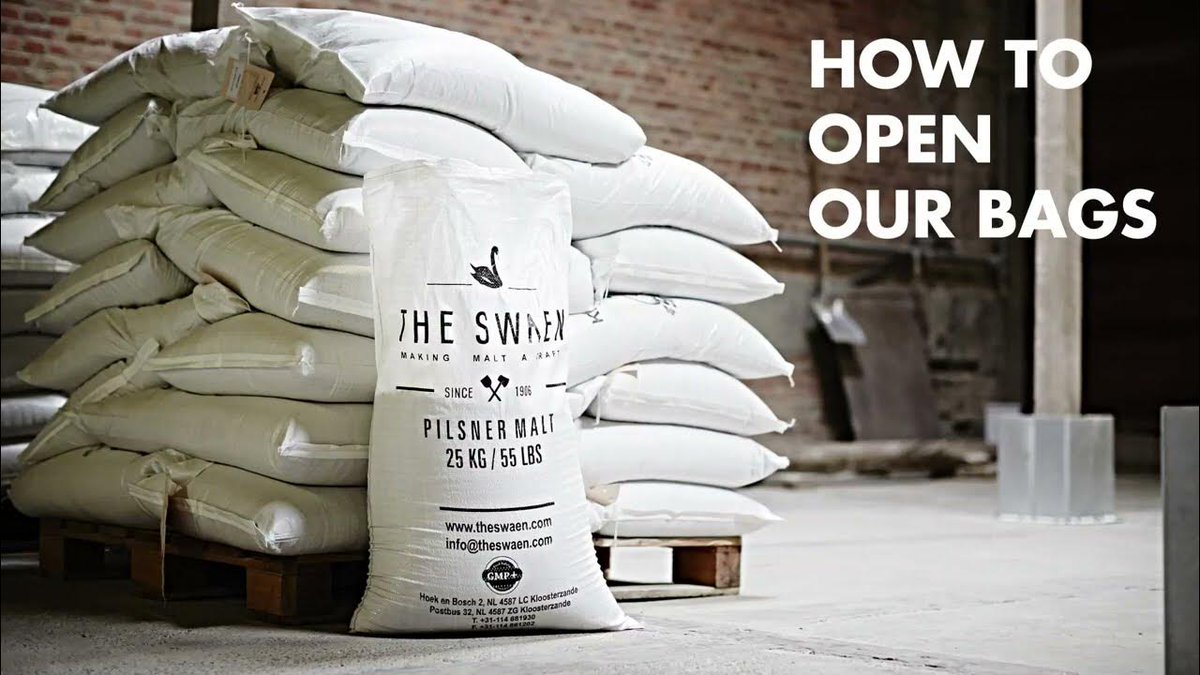 Our bags can be opened without effort, but for everybody still struggling we made video. Follow these easy steps to see how we do it. zurl.co/HIrb 💪
#TheSwaen #MakingMaltACraft #Malting #Malt #Malthouse #Brewery #FamilyBusiness