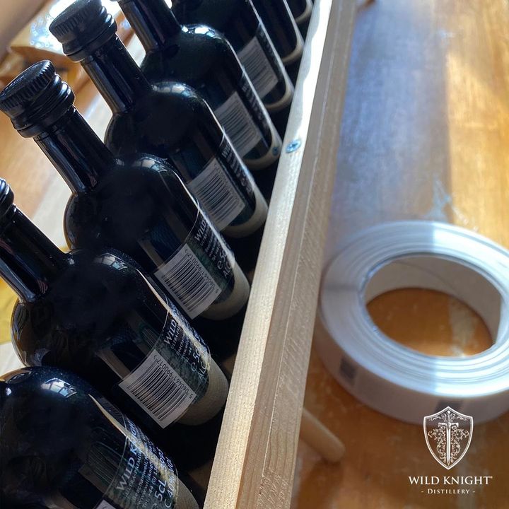 Another busy day bottling. This time Wild Knight® English Vodka - we do everything by hand, including bottling and labelling, and we hope you enjoy our spirits, as much as we love making them for you. Thanks & Cheers! . #vodka #wildknightdistillery #wildknightvodka #cocktails