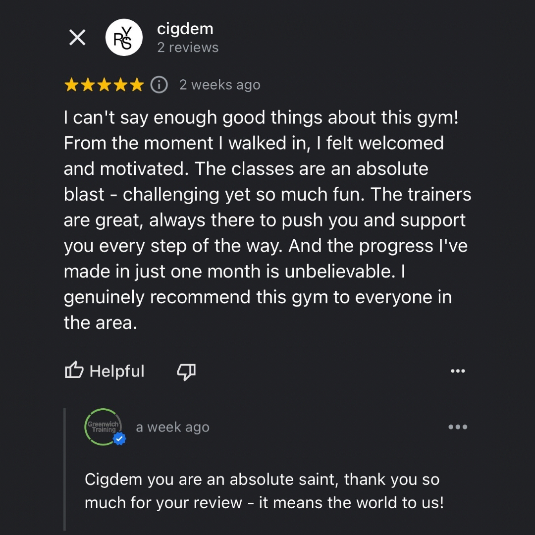 🥹🥹 oh stop it…

We’re blushing!

#tuesdaytestimonial #clientsuccess #morethanjustagym #teamgt #smallgrouptraining #greenwich