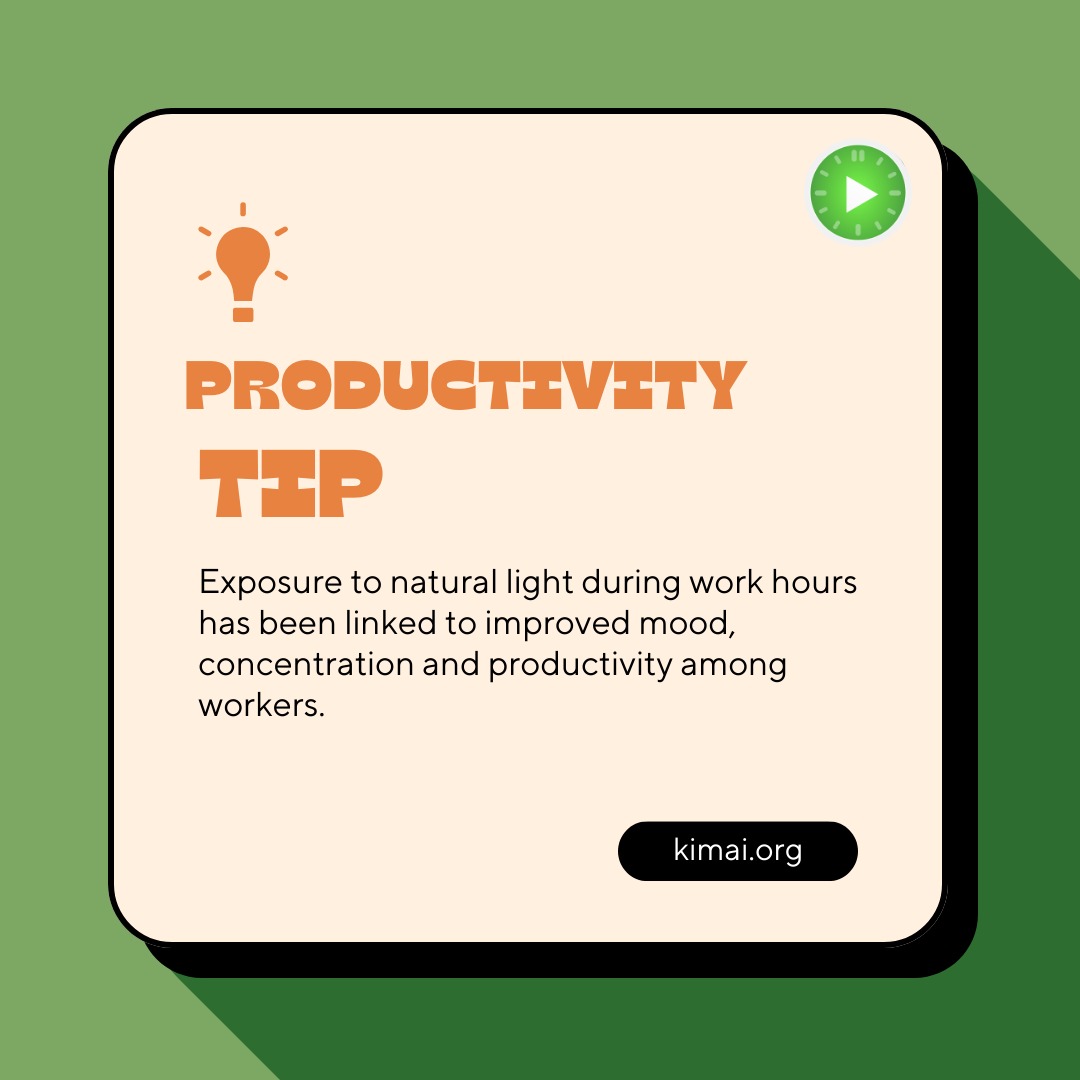 Bask in the glow of natural light to supercharge your productivity levels. Let the sun's rays invigorate your workspace and inspire your creativity, all while boosting your focus. 🌞💻 #time #timetracking #productivity #productivitytool #productivitytools