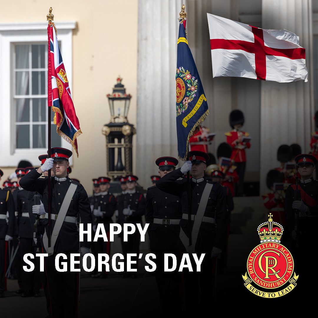 Happy St George's Day. English regiments of the British Army and soldiers hold dear the knightly virtues associated with the ‘soldier saint’ - steadfast courage, honour, fortitude in adversity, faith and charity - and celebrate St George's Day. #StGeorgesDay #BritishArmy #Army