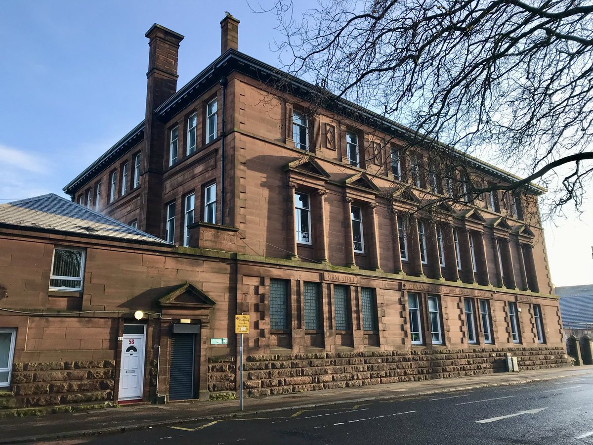 #MomentsOfBeauty in #Glasgow: Albany Academy, Pollokshields Primary, Annette Street and Lorne Street Schools represent a fraction of the neoclassical Board Schools Hugh & David Barclay built as part of Glasgow’s fine collection of architect commissioned Board Schools 👀👇🥰! 1/2
