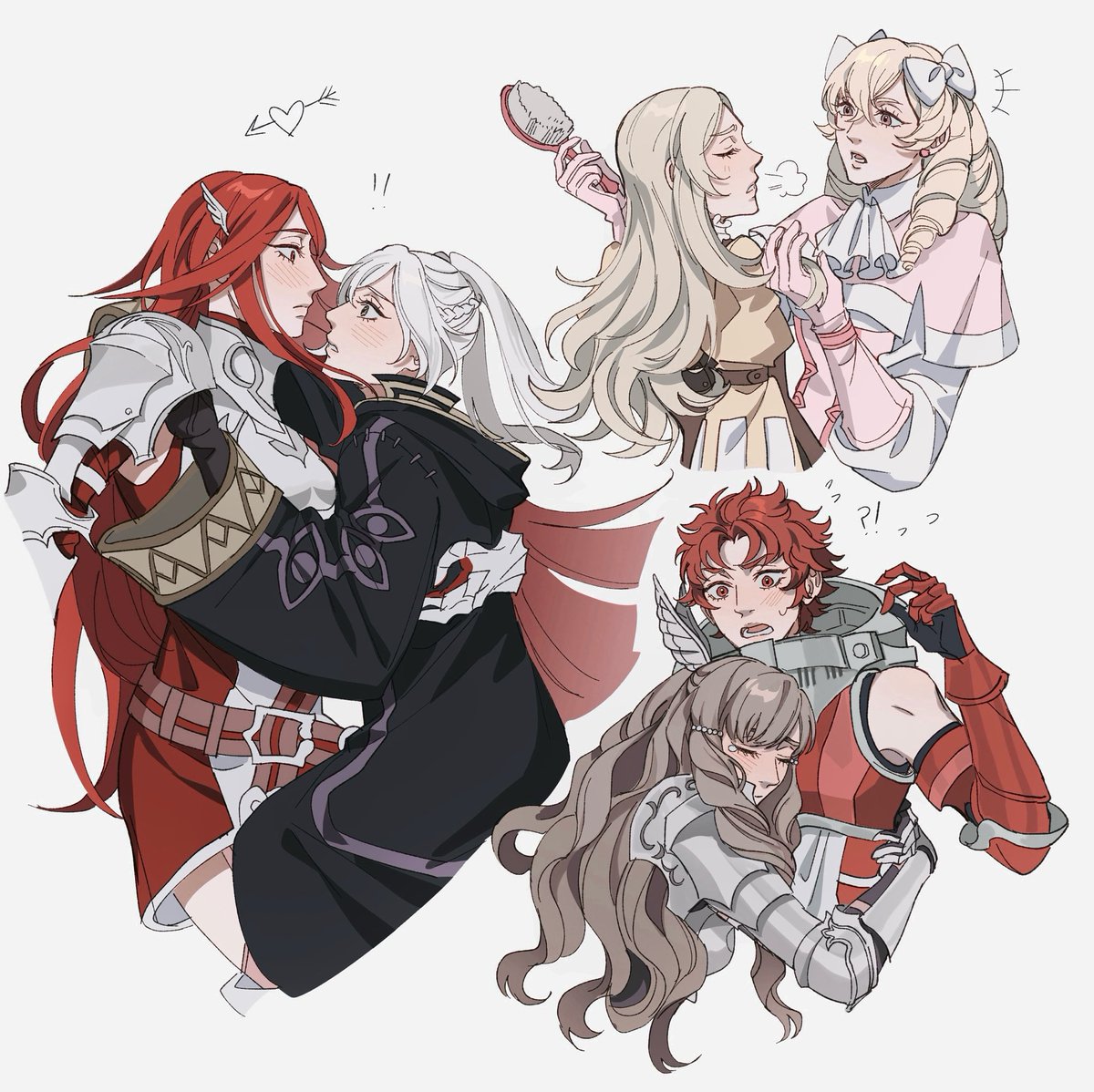 ルフレ♀ ,マイユニット 「today I offer. Even more yuri  」|ann 🌱のイラスト