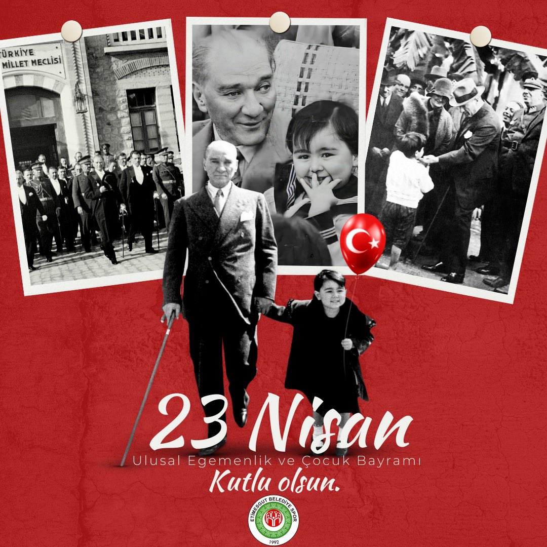 Cumhuriyetimizin kurucusu Gazi Mustafa Kemal Atatürk tarafından dünya çocuklarına armağan edilen  #23nisan  Ulusal Egemenlik ve Çocuk Bayramı kutlu olsun. 

 #engüzelbayram #23nisanulusalegemenlikveçocukbayramı