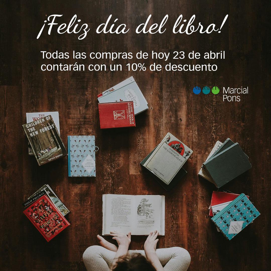 Feliz #DíadelLibro 
￼
 Te esperamos, para celebrarlo, en nuestras librerías, y recuerda que tus compras tendrán un 10% de descuento.
#mislibrosenlibrerías  #apoyaatulibrería