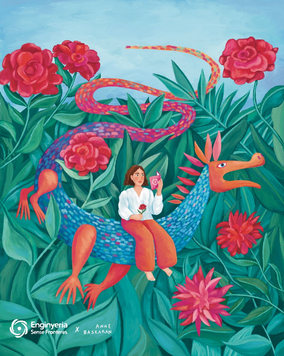 ESFCatalunya's tweet photo. 🐲 Bona diada de Sant Jordi!

🌹 Des d’ESF us desitgem una bona diada amb aquesta bonica il·lustració de l'Anne Baskaran i interessants recomanacions literàries que trobareu al nostre web i a l'enllaç de la BIO.

https://t.co/0L0zqvut9V

#SantJordi24 #SantJordi2024 https://t.co/YREdUOkJPU