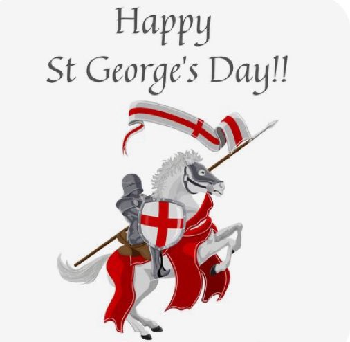 Happy St George’s Day #StGeorgesDay 🏴󠁧󠁢󠁥󠁮󠁧󠁿