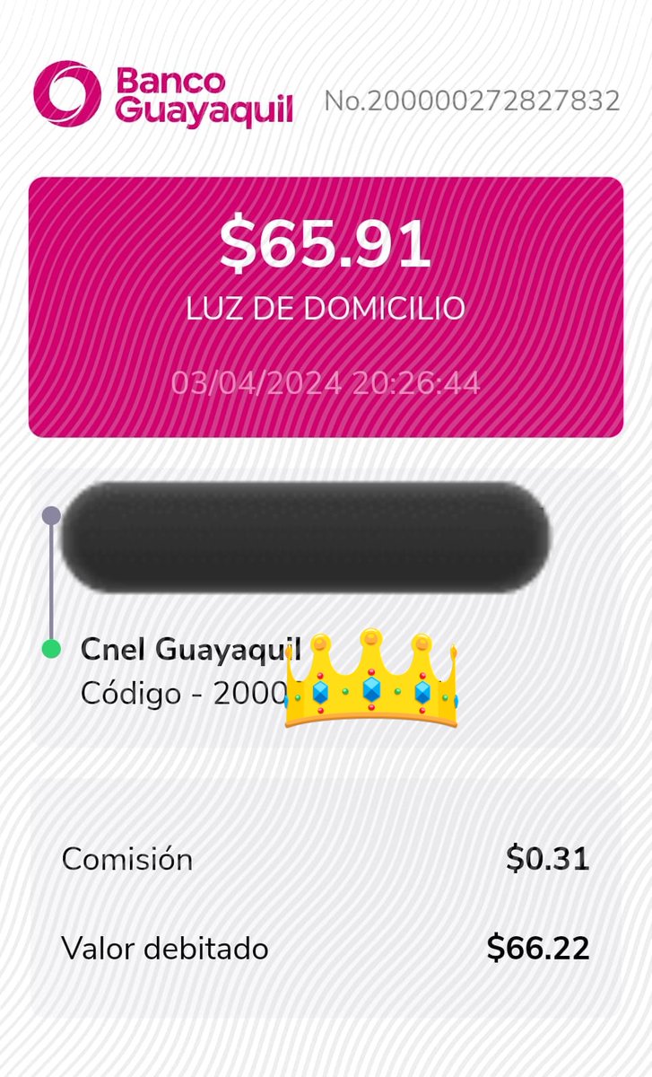 EmergenciasEc's tweet photo. #DenunciaCiudadana
Terrible!!
Un ciudadano nos comparte el valor a pagar en su factura de luz del mes pasado qué fueron $65 y ahora en este mes con todo el relajo cortes y supuesto descuento del 50% le sale la planilla a pagar en $102. https://t.co/NKQfo0yzBi